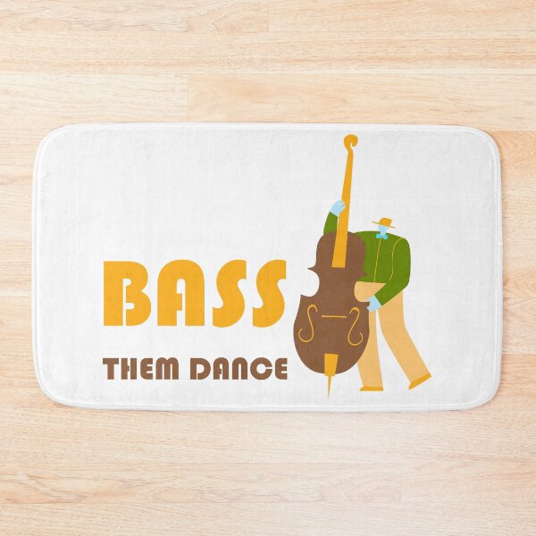 Item preview, Cool Graphic Jazz Lovers Upright Bass Player design design designed and sold by Lisbob.