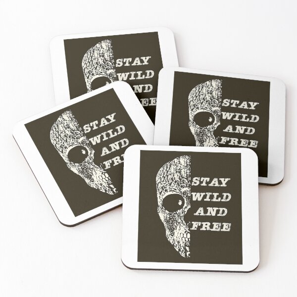 Item preview, "Stay Wild And Free" for motivation  designed and sold by AyeAyeBeans.