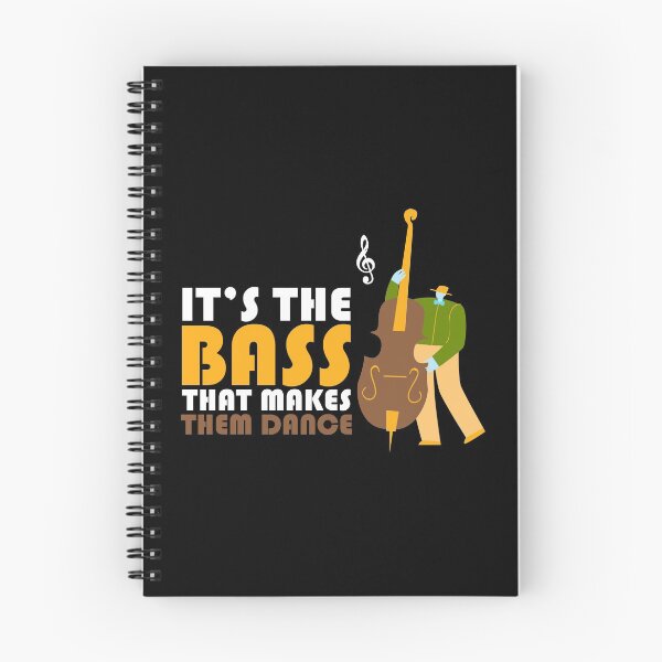 Item preview, Cool Graphic Jazz Lovers Upright Bass Player design design designed and sold by Lisbob.