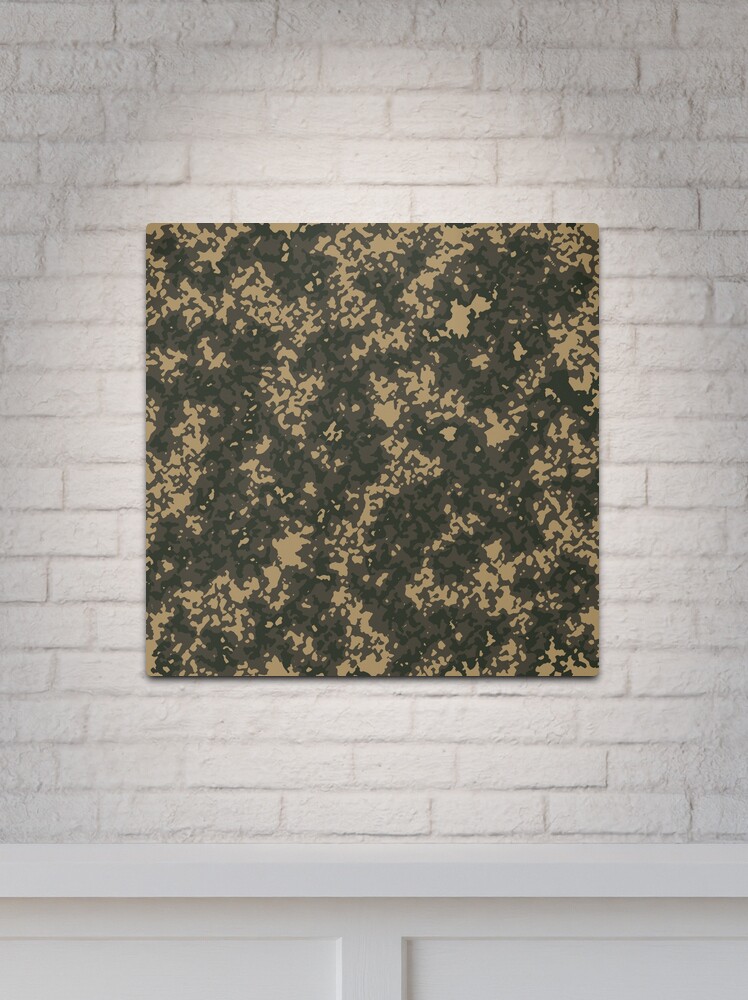 Military Camo Digital Patterns in Green, Beige and Black Metal Print for  Sale by ShopieHome