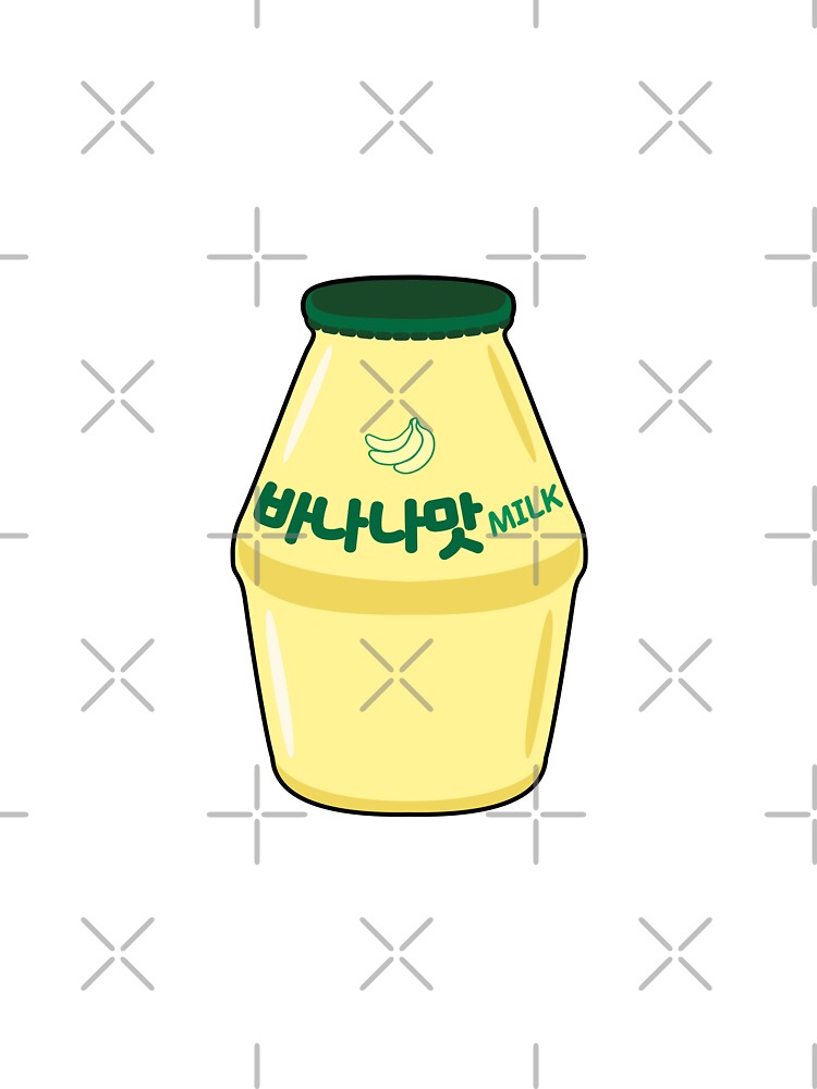 Cute Banana Milk Bottle Korean Kpop Shirt Cute Banana Milk Bottle Korean Kpop Shirt