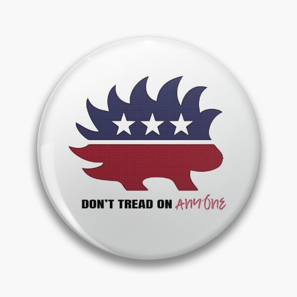Item preview, Libertarian Porcupine : Don't tread on anyone designed and sold by renderhome.