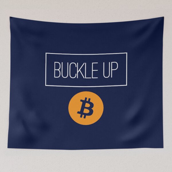 Aperçu de l'œuvre Bouclez votre ceinture (Bitcoin) créée et vendue par Bouzdesigns.