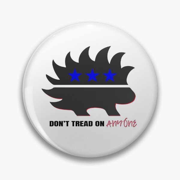 Item preview, Libertarian Porcupine : Don't tread on anyone designed and sold by renderhome.