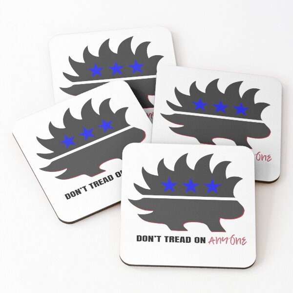 Item preview, Libertarian Porcupine : Don't tread on anyone designed and sold by renderhome.