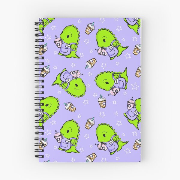 Item preview, Seamless Pattern: Dino the Cutest Barista designed and sold by Dino & Panda Studios.