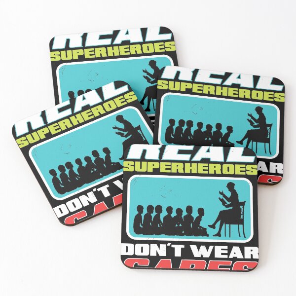 Item preview, Real Superheroes Don't Wear Capes Teacher design, Teaching T product designed and sold by Lisbob.