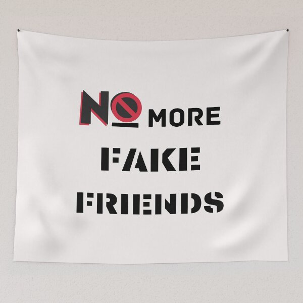Item preview, No More Fake Friends designed and sold by Quadghouls.