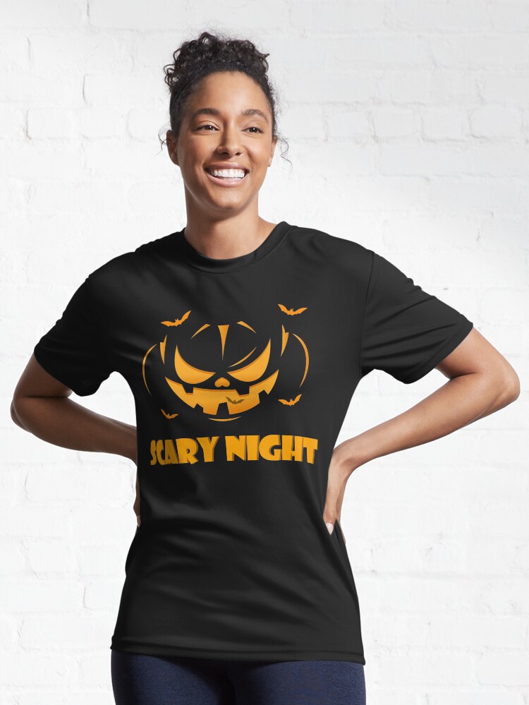 Alternate view of Halloween SCARY NIGHT Active T-Shirt