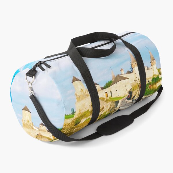 Item preview, The Old Fortress against the background of the blue cloudy sky, Kamenets-Podolsky, Ukraine  designed and sold by helenkaiy.