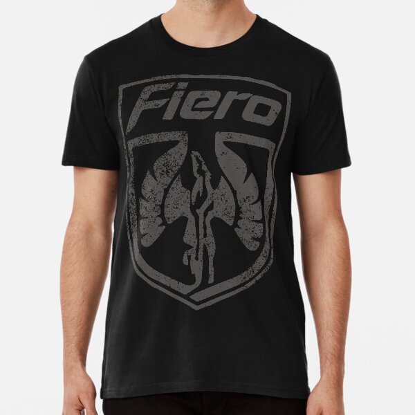 80s Pontiac Fiero Sports Car Emblem Premium T-Shirt
