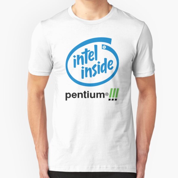 pentium triplets 666style Slim Fit T-Shirt