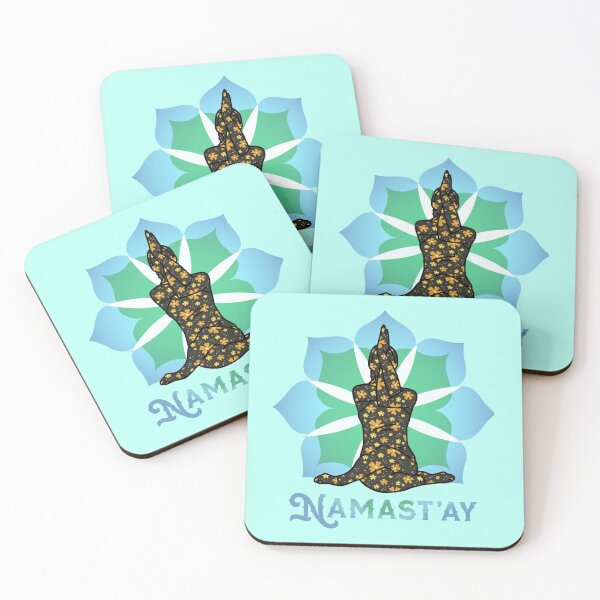 Item preview, Namaste Yoga meditation mandalas designed and sold by Trio's Stuff.