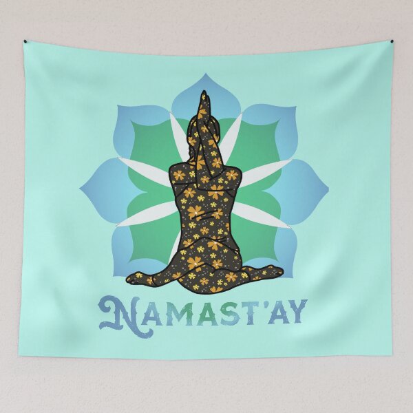 Item preview, Namaste Yoga meditation mandalas designed and sold by Trio's Stuff.