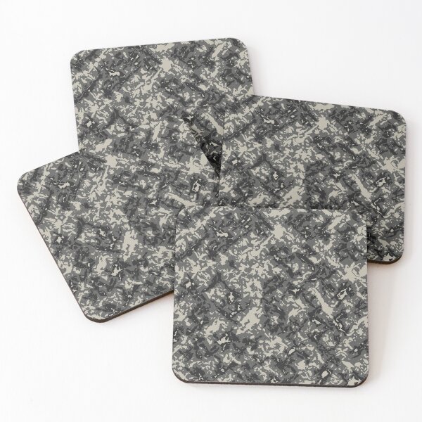 Item preview, Gray Camo Digital Camouflage Patterns in Grey Shades and Black designed and sold by ShopieHome.