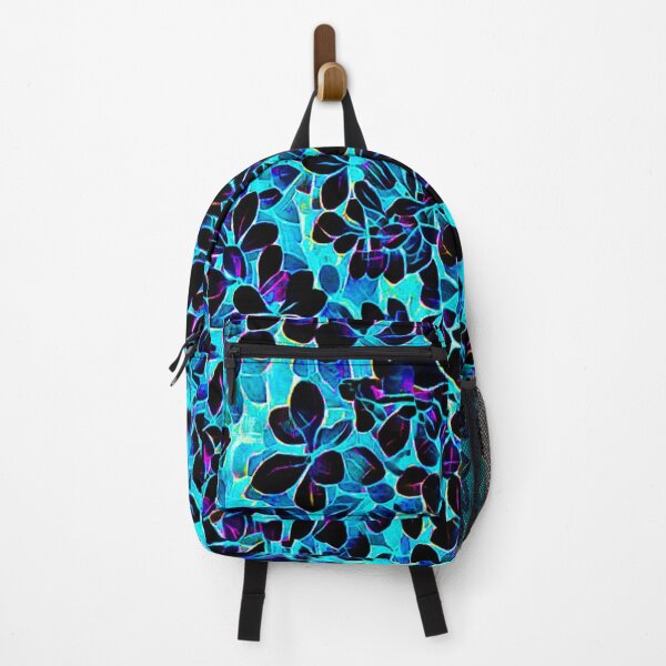 Item preview, Blue Black Leaves Petals designed and sold by wildjellybeans.