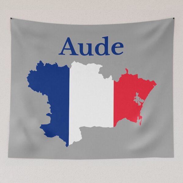 Item preview, Aude Map, France, French Department designed and sold by marosharaf.
