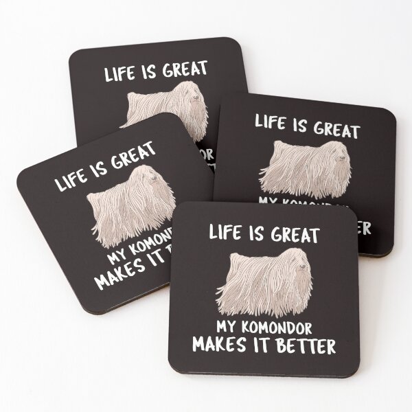 Item preview, Life Is Great My Komondor Makes It Better designed and sold by YourEssentials.