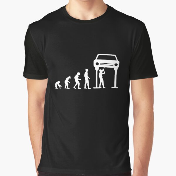 Item preview, Car Mechanic Evolution  Gift Workshop Garage Car Lover designed and sold by Third Eye Supply.