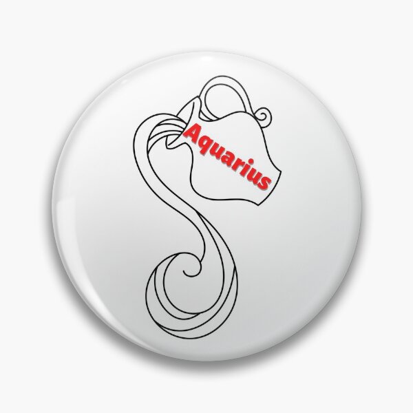 Item preview, Original design with aquarius sign and inscription designed and sold by trinitronboy.