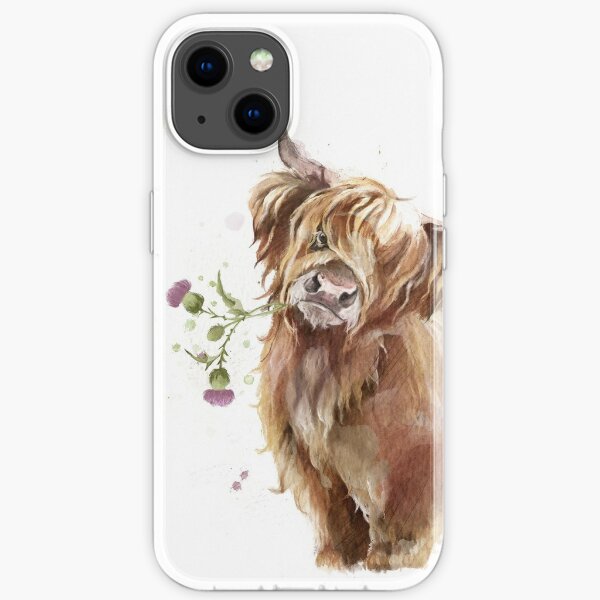 Highland Cow iPhone Soft Case
