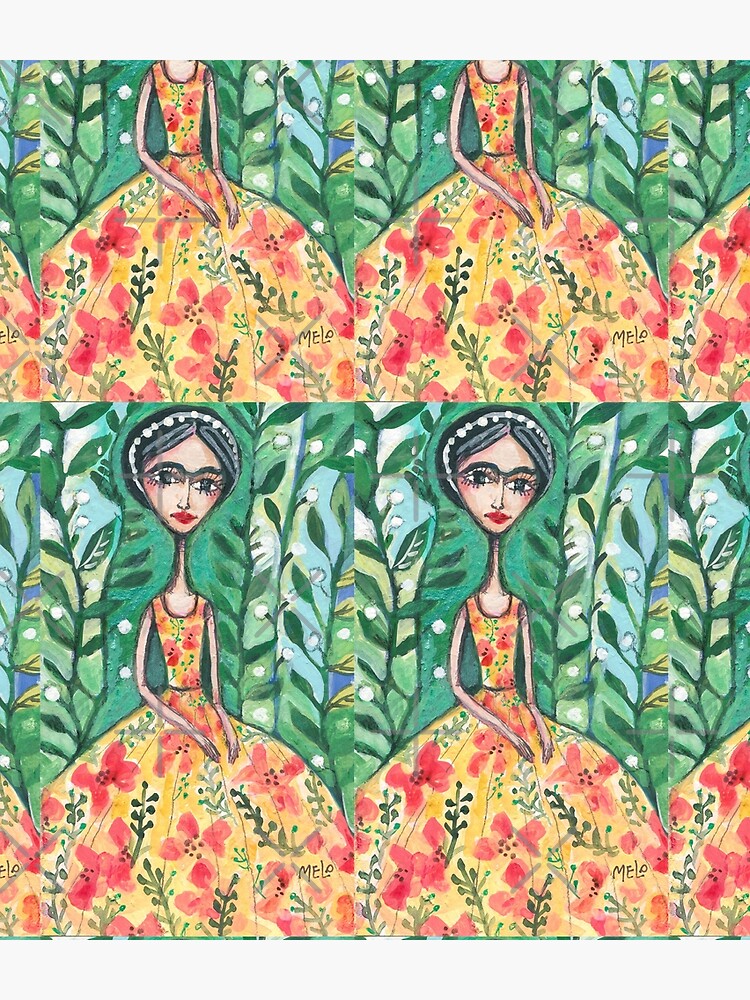 Frida's Yellow Dress - Frida Kahlo by MeloEarth by meloearth