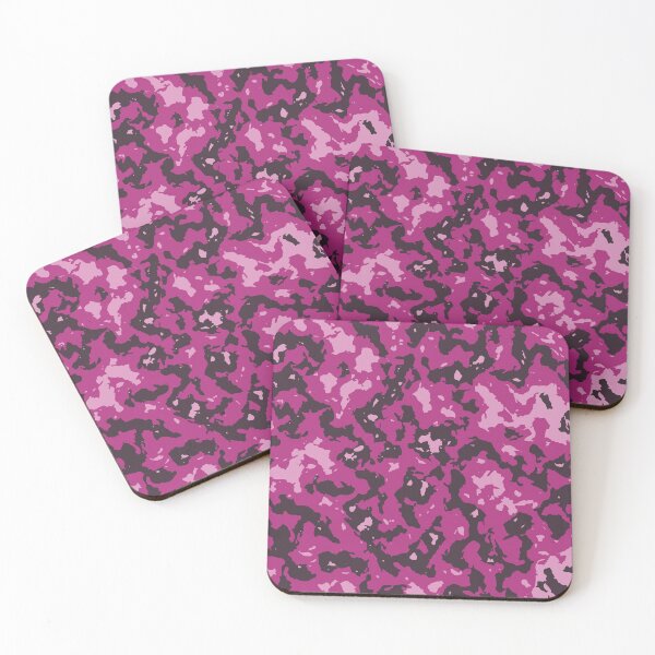 Item preview, Pink Camo Palette Knife Camouflage Patterns in Pink and Purple Shades designed and sold by ShopieHome.