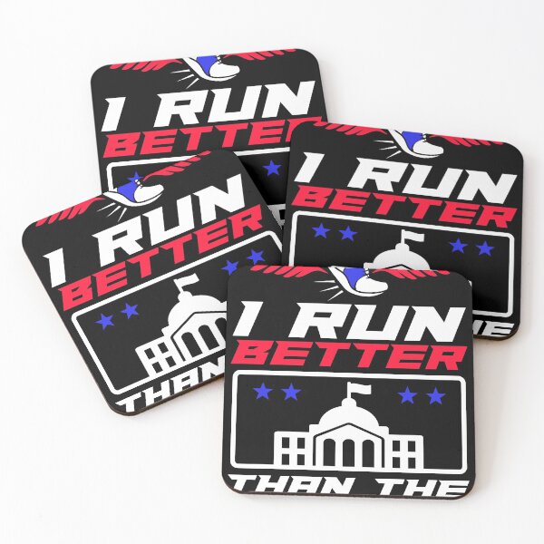 Item preview, Funny I Run Better Than The Government Gift design print designed and sold by Lisbob.
