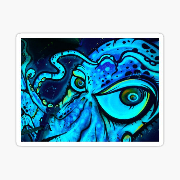 Sid the Squid - Blue variant Sticker
