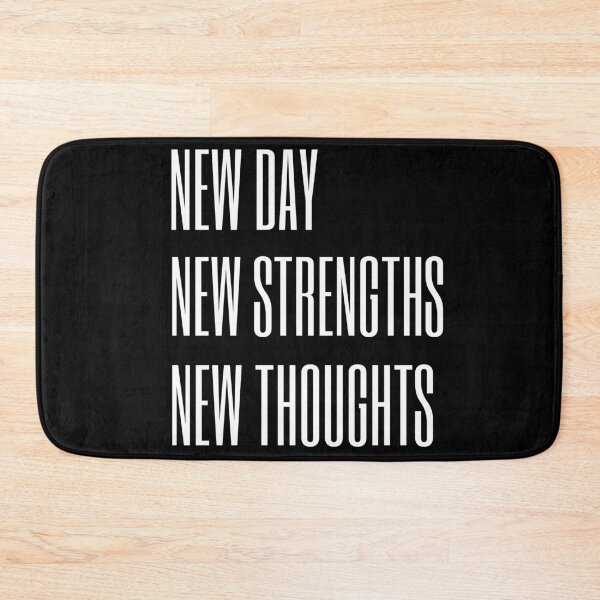 Item preview, POSITIVE MESSAGE: NEW DAY NEW STRENGTHS NEW THOUGHTS designed and sold by Skeelo702.