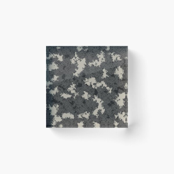 Item preview, Gray Camo Poster Edges Camouflage Patterns in Grey Shades and Black designed and sold by ShopieHome.
