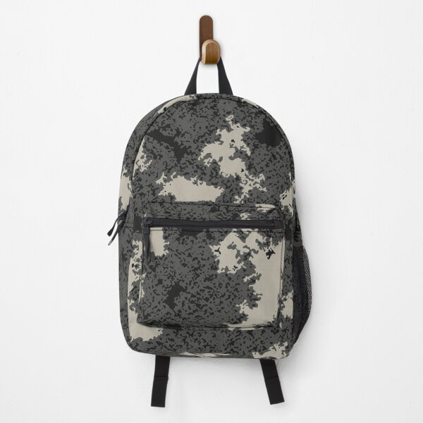 Item preview, Gray Camo Poster Edges Camouflage Patterns in Grey Shades and Black designed and sold by ShopieHome.