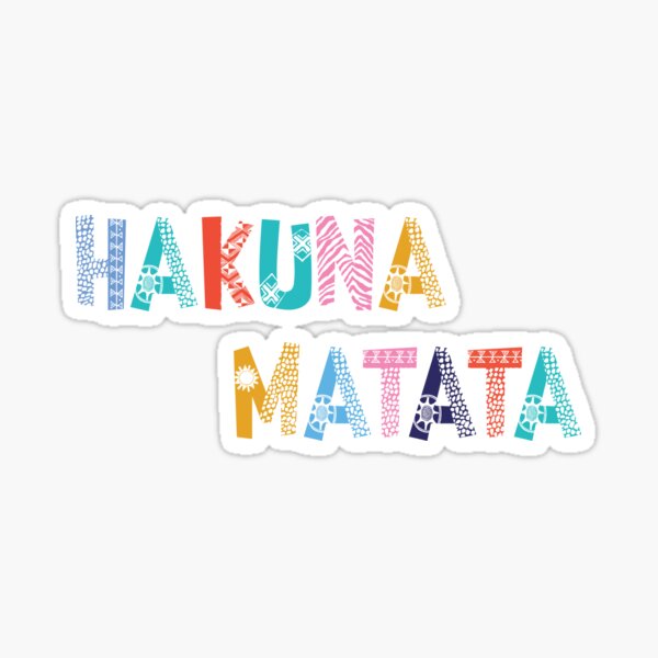 Hakuna Matata Pegatina