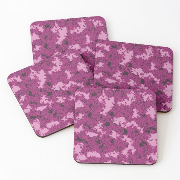 Item preview, Pink Camo Poster Edges Camouflage Patterns in Pink and Purple Shades designed and sold by ShopieHome.