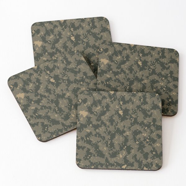 Item preview, Military Camo Rough Pastels Camouflage Patterns in Green, Beige and Black designed and sold by ShopieHome.