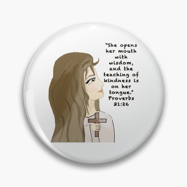 Item preview, Proverbs 31:26 designed and sold by JennyLHille.