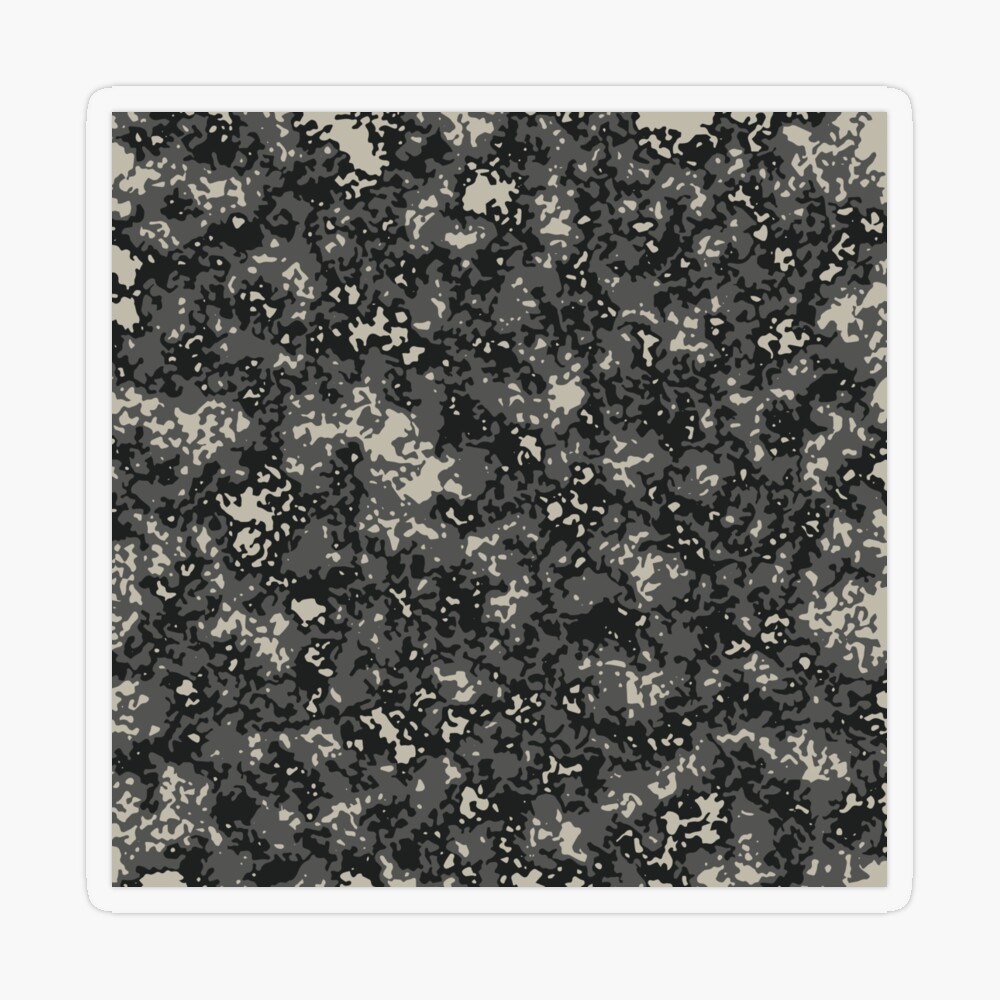 Gray Camouflage Digital Sponge Camo Patterns in Grey Shades and Black |  iPad Case & Skin