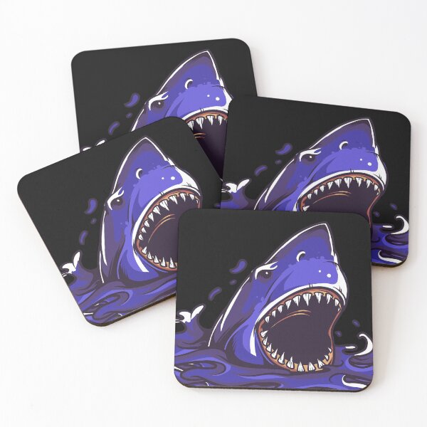 Item preview, Blue Shark Colorful Design designed and sold by bobla25.