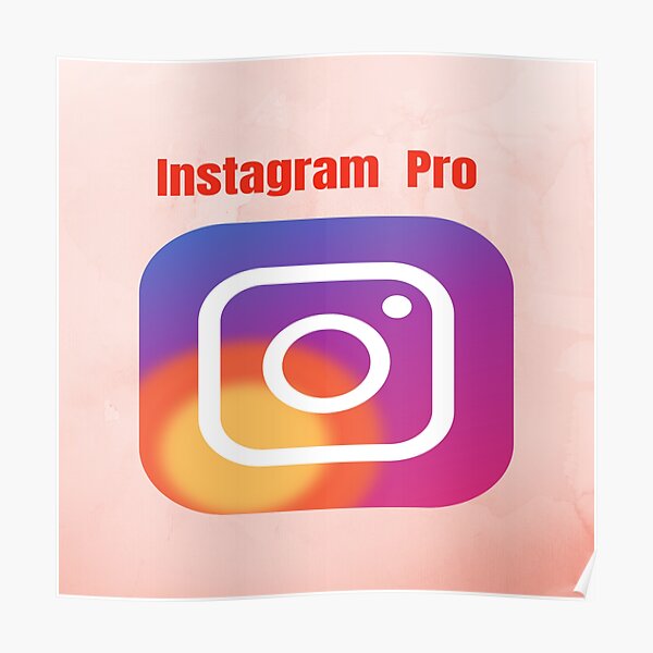 Instagram Logo Posters Redbubble