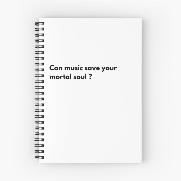 Item preview, Can music save your mortal soul? (w) designed and sold by BluueRainbow.