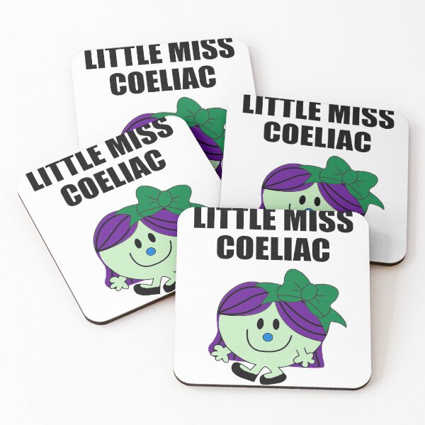 Item preview, Little Miss Coeliac - Purple Hair designed and sold by aussiecoeliac.