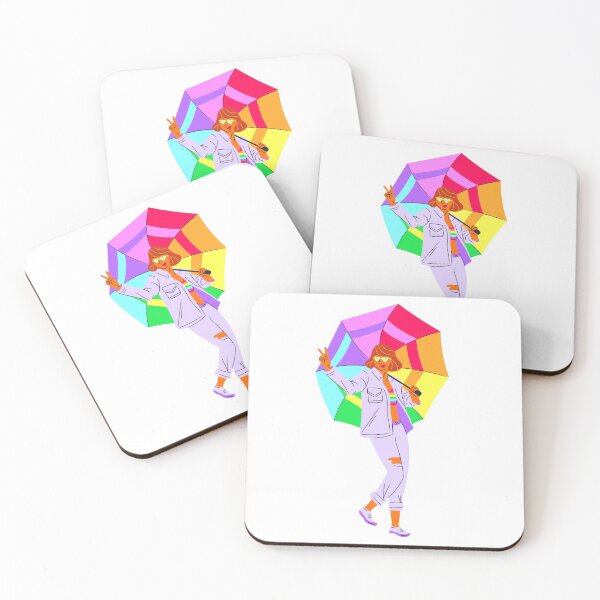 Item preview, umbrella girl - LGBTQIA+ rainbow ,love wins tshirt,pride prade,LGBTQ queer,transgender,live with pride,Rainbow, Gay Pride T-Shirt, Cute Rainbow, Pride Rainbow Print, Pride Outfit, Gay Tee, Lesbian  designed and sold by fitpress.