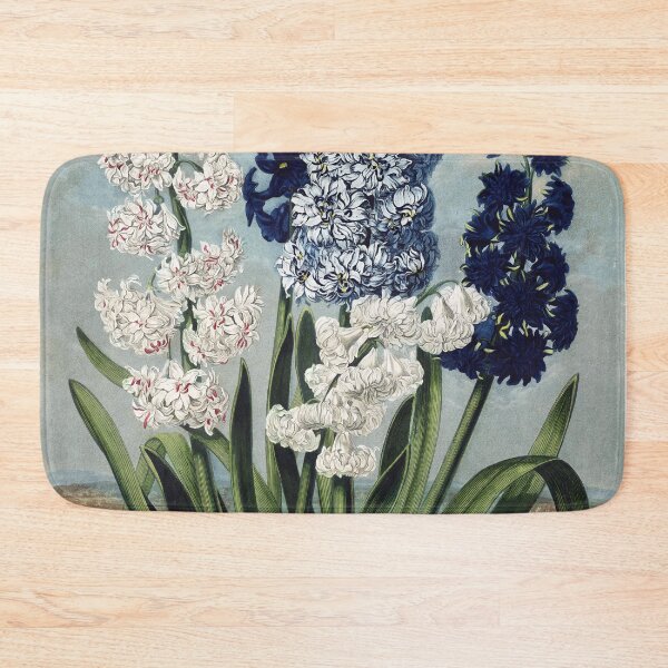 Item preview, Vintage Flower Plate - Hyacinths - Robert John Thornton designed and sold by DejaVuStudio.