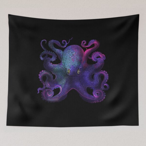 Item preview, Psychedelic Octopus Retro Art Design designed and sold by NomYen ..