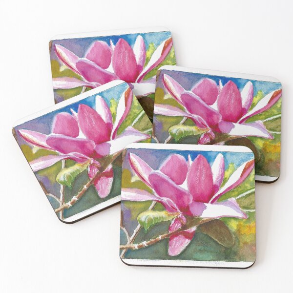Item preview, Magnolia Flower Greeting Card designed and sold by Dai Wynn Fine Art.