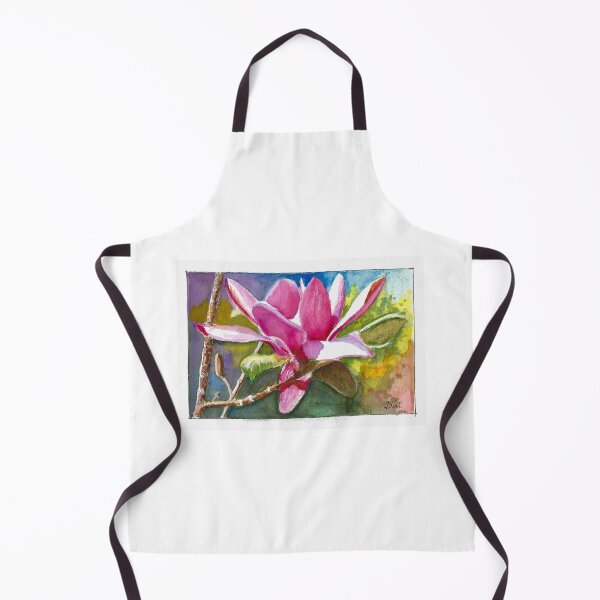 Item preview, Magnolia Flower Greeting Card designed and sold by Dai Wynn Fine Art.