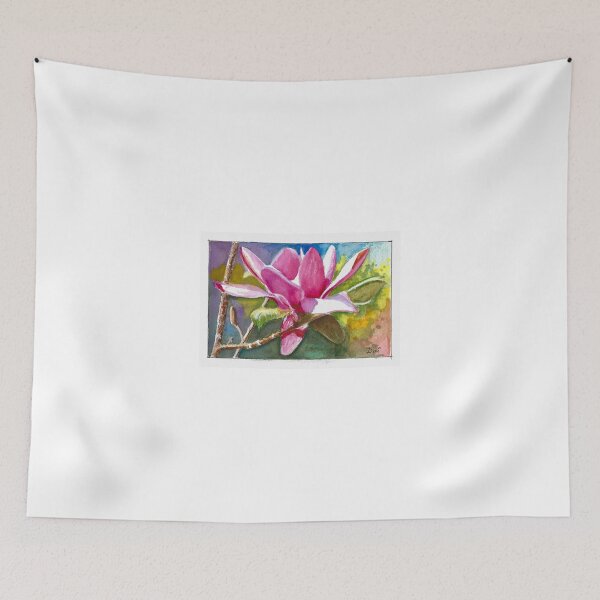 Item preview, Magnolia Flower Greeting Card designed and sold by Dai Wynn Fine Art.