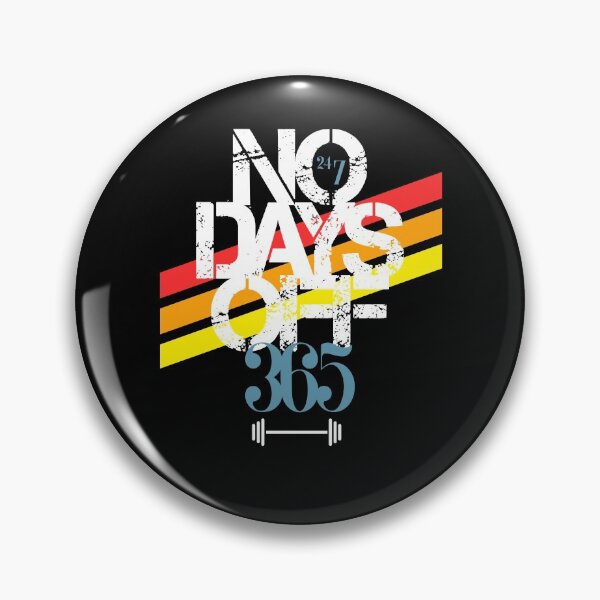 Item preview, No Days Off 365 - Crossfit Jerk Fitness  designed and sold by Desiznn.
