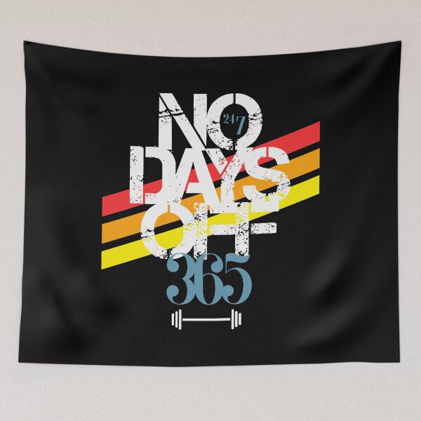 Item preview, No Days Off 365 - Crossfit Jerk Fitness  designed and sold by Desiznn.