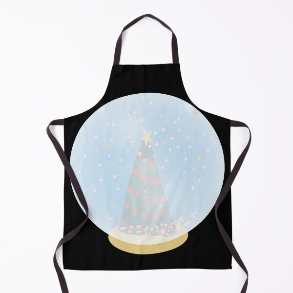 Item preview, blue snowglobe with pastel christmas tree designed and sold by rysunki-malunki.